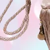 2 Pcs European Curtain Hanging Ball Rope Curtain Tiebacks Hanging Tassel Bandages Brushes Curtain Accessories T2006012099741