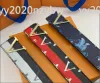 2024 Designergürtel Männer Frauen Luxus Modemarke Ledergürtel Klassische Orangenschnalle Blau Brillante farbenfrohe Beschichtung 3,8 cm breit hochwertiger Gürtel