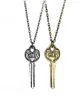 Hela 10PClot Vintage Key Pendant Necklace Antique Silver Bronze Detective Sherlock 221b Nyckeljubileumsmycken1928618