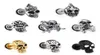 Halloween Horror Schedel Stud Oorbellen Sieraden Heren Piercing Rvs Skeleton Head Rock Punk Oorbellen Sieraden 1pcs15185006