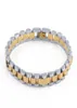 Bracciale in oro per donna amicizia design catena braccialetto gioielli moda acciaio inossidabile argento rosa smart casual coppia uomo bracel1745460