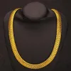 Chaîne à chevrons en or jaune 18 carats, collier classique pour hommes, accessoires solides, 23 à 6 pouces de longueur, 3077