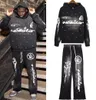 디자이너 Hellstar Hoodie Mens Womens Tracksuit Pant Sweepants 땀복 빨강 흰색 푸른 헬스타이 긴 슬리브 재킷 후드 조깅하는 두꺼운 스포츠웨어 정장