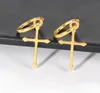 Stud Fashion Hoop Drop Dangle Ear Studs Earrings For Women Harajuku Style Gold Color Clous D'oreilles Charm Jewelry Guys7966391