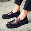 Marke Leder Männer Schuhe Luxus Casual Kleid Slip auf Formale Loafers Mokassins Homme Boot 231226
