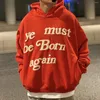 Mens Hoodies 12 Colors Letter Puff Fleece Pullover Hooded for Men and Women Ropa Hombre Y2k Baggy Sweatshirts Oversized Sudaderas