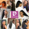 Rasowe włosy Brazylijskie afro perwersyjne proste ogon Remy Tail 100 Human Natural 231226