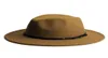 Kvinnliga fedoror hattar breda brim utomhus kepsar retro western vaquero faux mocka cowboy cowgirl fritid solskade hat4144997