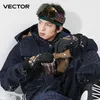 Vector – Double planche de Snowboard pour hommes et femmes, gants à trois doigts imperméables et résistants à l'usure, en coton 3 M, 231225