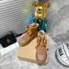 2024 디자이너 Top Sheep Fur 올인원 스노우 부츠 다운 부츠 크기 35-40