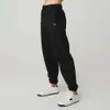 Lu Pant Align Lu Yoga Al Accolade Sweatpant Cotton Sweatpants Women's Pants Loose Fitness Slacks Lemon Workout Gry LL