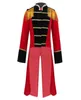 Kurtki dziecięce dzieci Circus Ringmaster Costume Halloween Performance Cosplay Party Dress Ud Long Rleeves Stojdź kołnierz ogonem 8836519