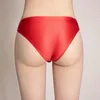 Underpants Men Sissy Pouch Panties Sexy Shiny Glossy Briefs Lingerie Underwear Low Rise Tights Stretch See-Through Bikini Slip