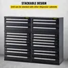 VeVor Stackable Drill Bit Dispenser Organizer Cabinet 3 Pieces Kit 3/5-Drawer Workshop Hårdvara Auto Car Maintenance Storage Box 231225