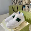 Scarpe in pelle vecchia di design con piatto bianco g Piccolo schermo da donna Nuovo Mac80s Sneaker color fiore con suola spessa Scarpe da ginnastica casual per famiglie da uomo PW3X