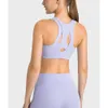 Lu Lu Align Mulheres Top Roupas Ginásio Cueca Sutiã Esportivo Segmentação Tridimensional Moldando Colheita Sutiãs de Alta Resistência Yoga Lemon LL mulher