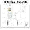 RFIDコピー機デュプリケーターNFCリーダーライターX7プログラマーキータグUIDクローンカード125kHz 13 56MHzフル周波数231226