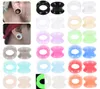 tunnel plugs silicone Body JewelryPiercing Jewelry 2Pcs 316mm Earlets Ear Gauges Flexible Silicone Tunnels Plugs Piercing Ear Str3334819