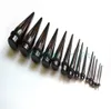 Black UV Acrylic Ear Stretching Tapers Expander Plugs Tunnel Body Piercing Jewelry Kit Gauges Bulk 1610mm Earring Promotional Ho5360379