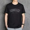 Magliette da uomo Brooklyn York Usa City Stampa Abbigliamento da uomo Camicia grafica in cotone T-shirt da personalità vintage Abbigliamento da uomo quotidiano oversize