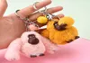 Keychains Creative cute gorilla plush doll key chain monkey couple students bag pendant gift G2210268377837