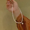 Ankunft natürliche helle Süßwasserperle 14K Gold gefüllt weibliche Ketten Halskette Schmuck für Frauen Muttertagsgeschenke 231225