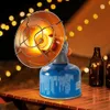 Mini chauffe-gaz portable au kérosène pêche en plein air Camping coupe-vent en acier inoxydable gaz butane poêle chauffage avec boîte de rangement 231225