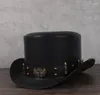 Береты, кожаный цилиндр, традиционные шляпы-федоры для женщин и мужчин, волшебник в стиле стимпанк, кепки для косплея, дропшиппинг, 3 размера, 13 см2251748