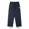 Lys Trousers Designer Fashion Man Original B136 Washed Old Workwear Double Knee Canvas Men Logging Pants