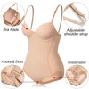 Kvinnors formkläder Body Shaper med inbyggd underwire bh Slim Tummy Control midja tränare bodysuits 231225