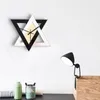 Wall Clocks Clock Acrylic Geometry Triangular Home Office El School Living Room Hanging Decoration Ornament Pendant