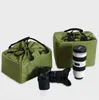 Divisória de lente de câmera DSLR SLR à prova d'água acolchoada bolsa de armazenamento bolsa case7980526