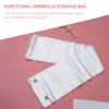 Paraplyer 100 st paraply täcker plastfilm förtjockade väskor universal lång påse automatisk pp