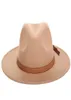 Осенне-зимняя шляпа от солнца для женщин и мужчин, классическая Федора с широкими полями, фетровая кепка-клош с широкими полями, вставка из искусственной шерсти, L XL 2112276243747