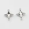 Charms WZNB 10 Uds. Colgante de aleación de meteorito de estrellas sólidas para fabricación de joyería DIY pendiente collar accesorios suministros al por mayor