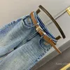 Frauen Jeans 2024 Frühlingshoch Taille Denim Harem Hosen schlanker loser Baggy Retro Blue Daddy Spered