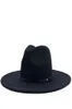 Classical UNISEX WIDE BRIM SPLICE TWO TONE WOOL FEDORA Winter Warm Wide Brim Women Hats Red Black Ladies Church Derby Dress Ha a42766844