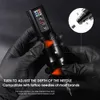 Machine Trex Professional Wireless Tattoo Hine Pen Krachtige kernloze motor 2400mAh batterij Digitaal display voor Body Artist