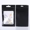 Black and transparent on front mylar foil packaging bags flat bottom gift storage packing bag with air plane hole dry food storage pack Fadr