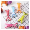 Fruit & Vegetable Tools Thickening Double Head Paring Knife Plastic Peeler Household Kitchen Fruits Potato Mti Function Grater Wholesa Ot49U