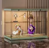 Storage Boxes Bins Blind Box Display Rack Bubble Mat Handle Dustproof Transparent Cabinet Am Violent Bear Drop Delivery Otktf