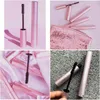 Mascara all'ingrosso viso cosmetico colore nero più volume 8 ml tubo di alluminio rosa masacara allungamento impermeabile trucco goccia a lunga durata Dhnkw