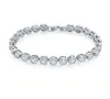 Fashion Brands Designer Round Cut CZ Stone Bracelet for Women Cssical Tennis Bracelet & Bangle Jewelery Gift3959607