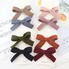 Hair Accessories 1Pc Korean Style Kids Girls Woolen Bow Barrettes Clip Fashion Sweet Hairpins For Girl Women Temperament