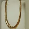 14K Gold Miami Men's Cuban Curb Link Chain Necklace 24 2229