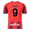 Maglia 2023 AC Rafa Leao Olivier Giroud Milans Theo Tomori voetbalshirts Christian Pulisic Reijnders Shirt Romagnoli Loftus-Cheek Youth Kids Football Kits Uniform