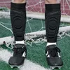 Sport Calcio Parastinchi Calcio Calzini a compressione per polpacci EVA Basket Supporto per maniche per gambe Protezione Scaldamuscoli per ciclismo 231226