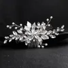 Strass perle mariée pince à cheveux bandeaux accessoires bijoux mariage mariée cristal diadèmes perle strass mariage peignes à cheveux