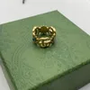 Fashion Designer magritte Ring Golden Flower Pattern Love Luxury Rings Blue Diamond Womens Jewelry Men Shining Letter With Box