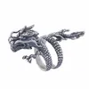 Anillos de banda Punk Animal Dragon Ring 100% Real 925 Sterling Silver para hombres Mujeres Vintage Retro Party Joyería unisex Z41325i